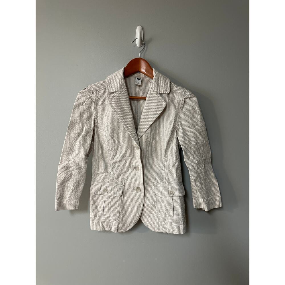 Womens Size M Gap Striped Blazer